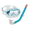 Blue Children's Water Sports Silicone Swimming Goggle and Snorkel Set