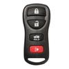 Fresh Fab Finds 2 Keyless Entry Car Key Remote Key Fob Case Button Pad Replacement for 2002-2006 Nissan Altima KBRASTU15 - Black