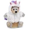 DolliBu Wolf Unicorn Plush Stuffed Animal Hand Puppet Toy with Outfit - 9.5 inches