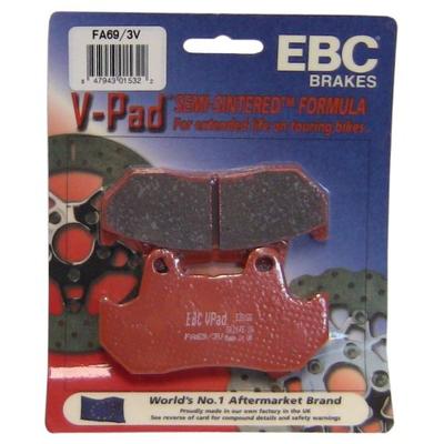 EBC Brakes FA69/3V Semi Sintered Disc Brake Pad