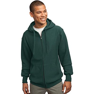 Sport-Tek Men's Super Heavyweight Full Zip Hooded Sweatshirt 4XL Dark Green