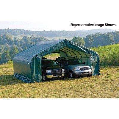 ShelterLogic 82244 Green 22'x28'x12' Peak Style Shelter