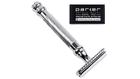 Parker 98R Ultra Heavy Weight Long Handle Double Edge Safety Razor & 5 Blades