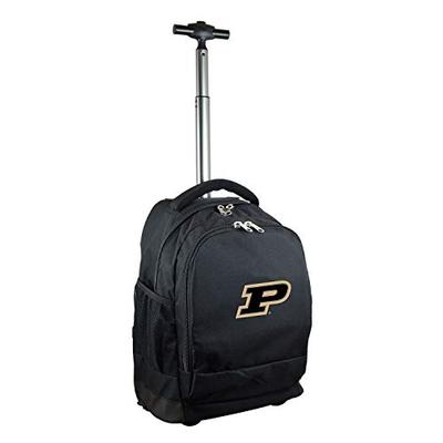 NCAA Purdue Boilermakers Expedition Wheeled Backpack, 19-inches, Black