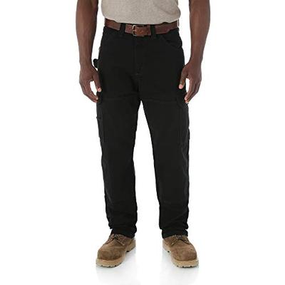 RIGGS WORKWEAR by Wrangler Men's BIG Ranger Pant,Black,50x32