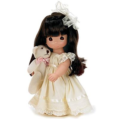The Doll Maker Precious Moments Dolls, Linda Rick, Cherish Me Always Brunette, 12 inch doll
