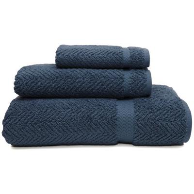 Linum Home Textiles Herringbone 100% Turkish Cotton 3 Piece Towel Set