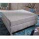 DELIFE Hocker Clovis Grau B98 x T83 Grau Modul Flachgewebe, Design Hocker, Couch Loft, Modulsofa, modular