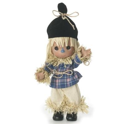 The Doll Maker Precious Moments Dolls, Linda Rick, Scarecrow, Clever as Can Be, Wizard of Oz, 7 inch