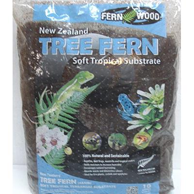 Fern Wood New Zealand Tree Fern Soft Tropical Substrate 10 Liter Bag