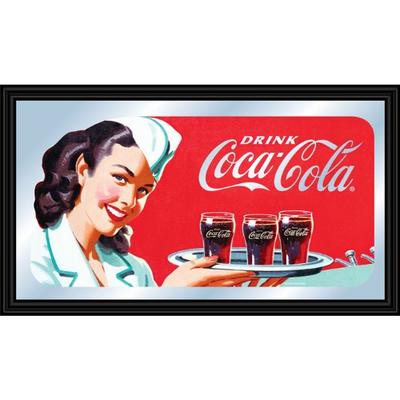 Coca-Cola "Waitress" Framed Logo Mirror