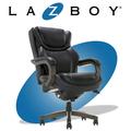 Harnett La-Z-Boy Big & Tall Ergonomic Executive Office Chair w/ Comfort Core Cushions Upholstered in Gray/Black/Brown | Wayfair 46253A