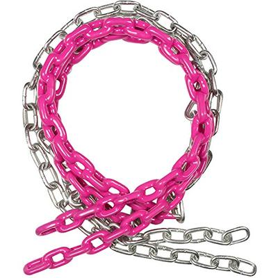 Swing Set Stuff Inc. 5.5 Ft. Coated Swing Chain (Pink) and SSS Logo Sticker