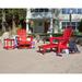 POLYWOOD® Palm Coast Ultimate Adirondack 3-Piece Set Plastic | Outdoor Furniture | Wayfair PWS173-1-MA