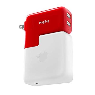 Twelve South PlugBug Duo - Newest Version - All-in-one MacBook Global Travel Adapter + Dual iPhone/i