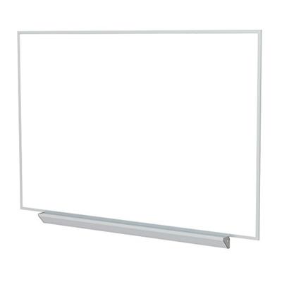 Ghent 4.50" x 1.50" Aluminum Frame Premium Porcelain Magnetic Whiteboard - 4 Markers & Eraser - Made
