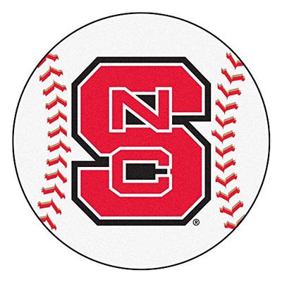 FANMATS NCAA North Carolina State University Wolfpack Nylon Face Baseball Rug