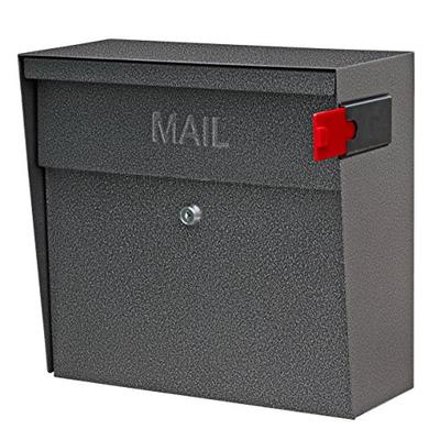 Mail Boss 7160 Metro Locking Security Wall Mount Mailbox, Galaxy