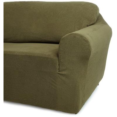 Classic Slipcovers 78-96-Inch Sofa Cover, Olive Green
