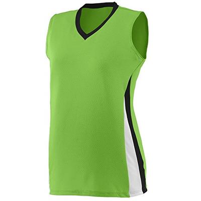 Augusta Sportswear Women's Tornado Jersey M Lime/Black/White