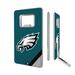 Philadelphia Eagles Diagonal Stripe Credit Card USB Drive & Bottle Opener