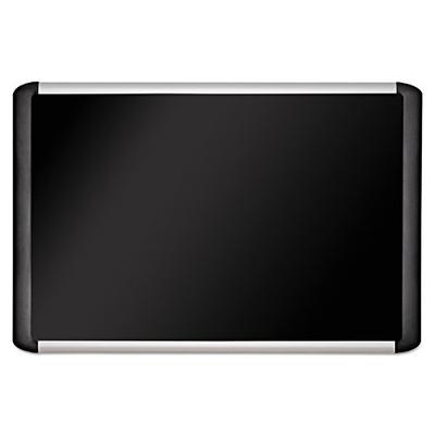 MasterVision MVI SoftTouch Bulletin Board, 48x36 Inch, Aluminum and Black Frame (MVI050301)