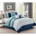 Menedemus Embroidery 7-PC King Comforter Set - Elight Home 21111K