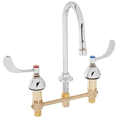 TS Brass B-2867-04 Widespread Commercial Medical/Surgical Faucet, Chrome