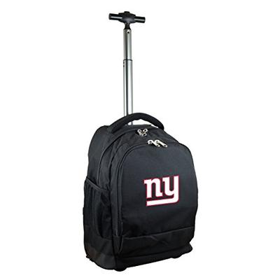 NFL New York Giants Expedition Wheeled Backpack, 19-inches, Black