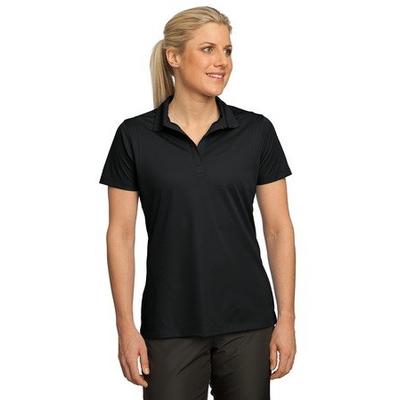 Sport-Tek Women's Micropique Sport Wick Polo L Black