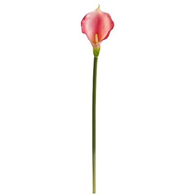 Nearly Natural 2006-S12-PK 28" Calla Lily Flower (Set of 12) Artificial Plant Pink