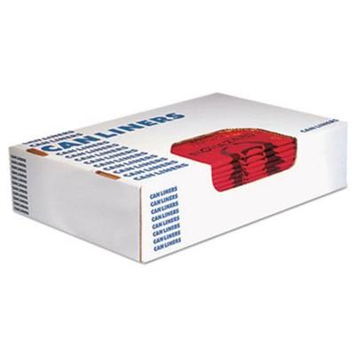 Heritage A4823PR Healthcare Biohazard Printed Can Liners, 8-10 gal, 1.3mil, 24 x 23, Red,500/CT,