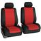 FH Group FB083RED102 Red-Half Neoprene Bucket Seat Cover Airbag Compatible