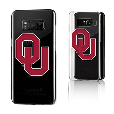 Keyscaper KCLRS8-0OKC-INSGN1 Oklahoma Sooners Galaxy S8 Clear Case with Insignia Design