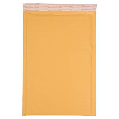 JAM PAPER Bubble Lite Padded Mailers - Size 3-8 1/2 x 13 - Brown Kraft - 25/Pack