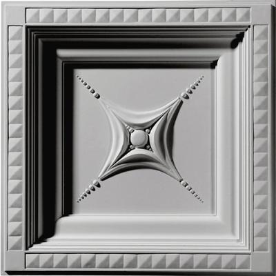 Ekena Millwork CT24X24ST 24-Inch W x 24-Inch H x 2 7/8-Inch P Star Ceiling Tile