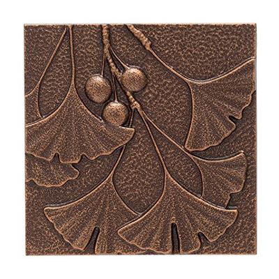 Whitehall Products Gingko Leaf Wall Decor, Antique Copper