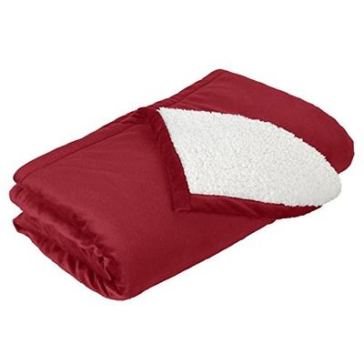 Port Authority Mountain Lodge Blanket. BP40 Red Rhubarb OSFA