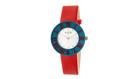 Multi Women's CRACR3107 Prestige Red/Silver Polyurethane Watch
