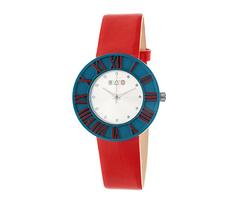 Multi Women's CRACR3107 Prestige Red/Silver Polyurethane Watch