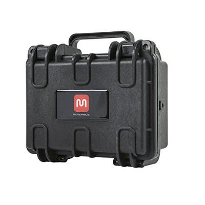 Monoprice Weatherproof/Shockproof Hard Case - Black IP67 Level dust and Water Protection up to 1 Met