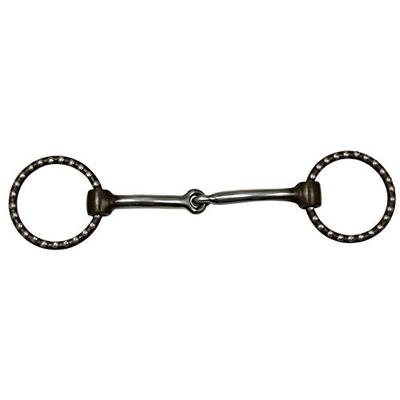 Partrade Antique Finish Pony Loose Ring Snaffle Horse Bit
