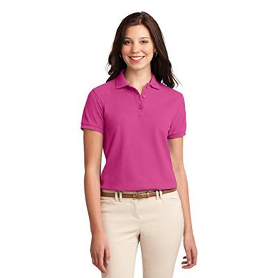 Port Authority Women's Silk Touch Polo 4XL Tropical Pink