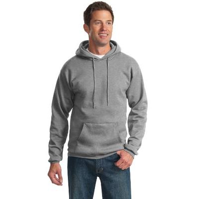 Port & Company Men's Ultimate Pullover Hooded Sweatshirt M Athletic Heather