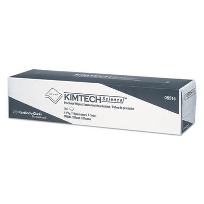 KIMTECH SCIENCE Precision Tissue Wipers, POP-UP*, 14 7/10 x 16 3/5, White, 140