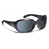 7eye by Panoptx Mistral Frame Sunglasses with Polarized Gray Lens, Crystal Chocolate, Small/Large screenshot. Sunglasses directory of Clothing & Accessories.