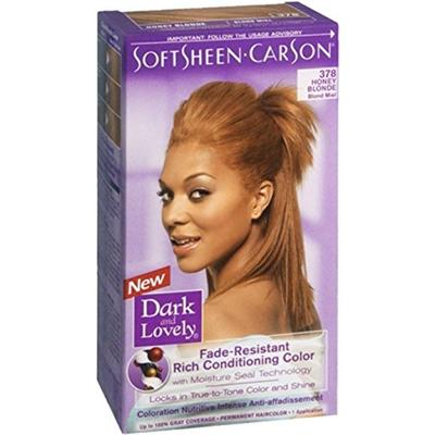 Dark and Lovely Fade Resistant Rich Conditioning Color, No. 378, Honey Blonde, 1 ea (Pack of 4)