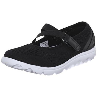 Propet Women's TravelActiv Mary Jan, Black 7 M US