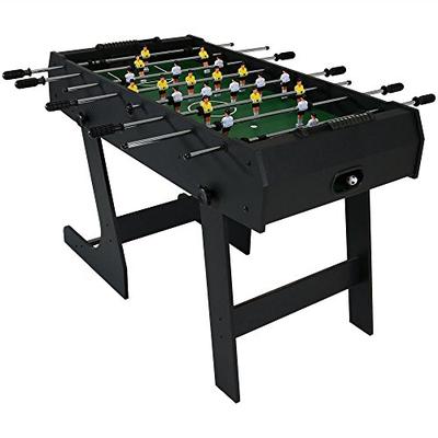 Sunnydaze 48 Inch Folding Foosball Table, Sports Arcade Soccer for Indoor Game Room