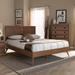 Wholesale Interiors Zenon Platform Bed Wood in Brown | 58.3 H x 57.1 W x 78.3 D in | Wayfair 156-1421-9407-9419-WF